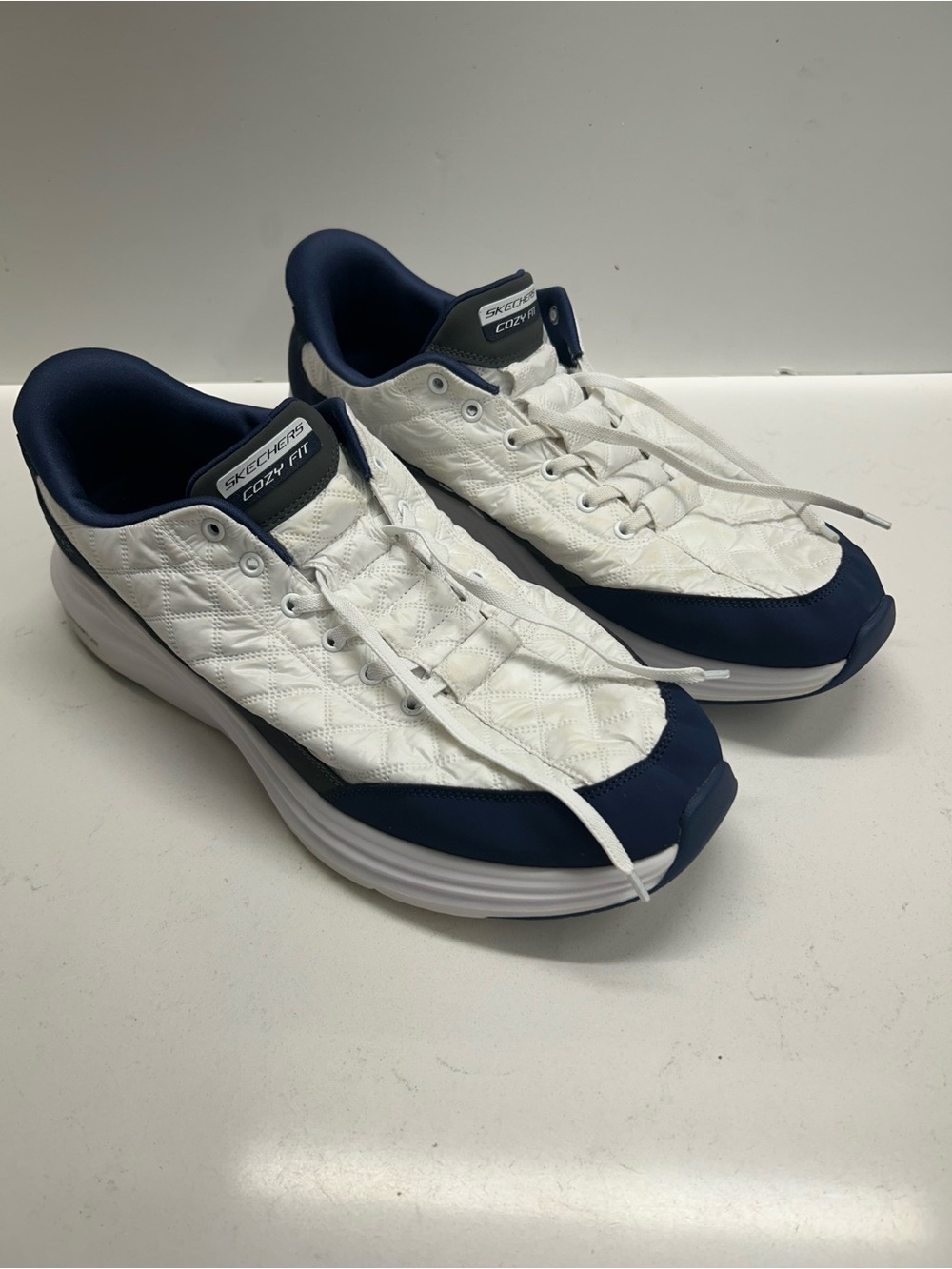 Skechers Slip Ins Cozy Fit Men’s Sneakers Size 14 - Picture 5 of 8
